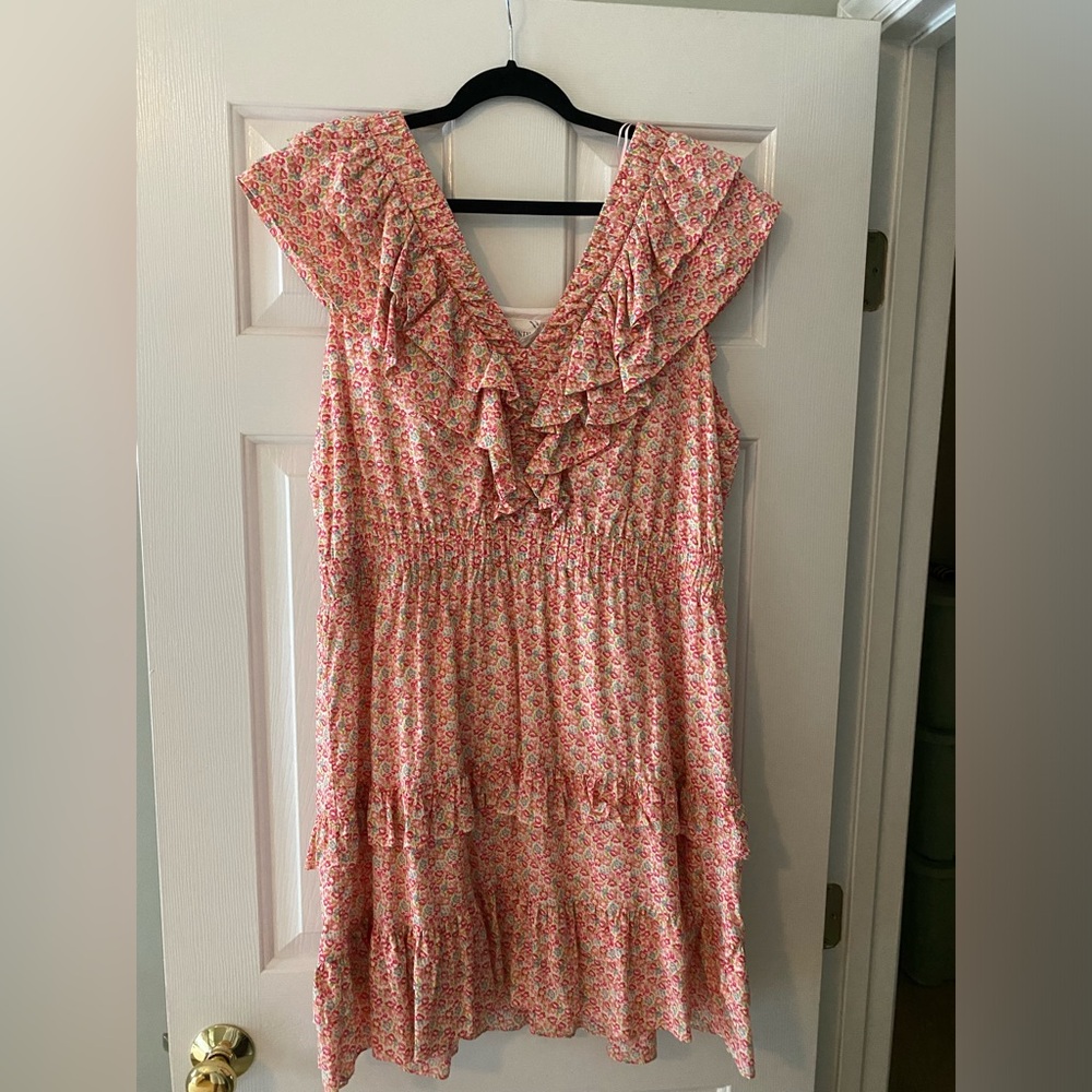 Tuckernuck Hyacinth House Pink Floral April Mini Dress